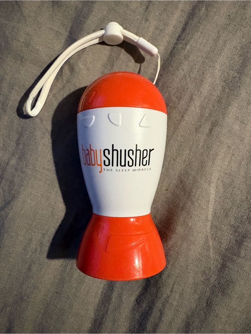 Baby Shusher Infant Sleep sound machine - White & Orange
